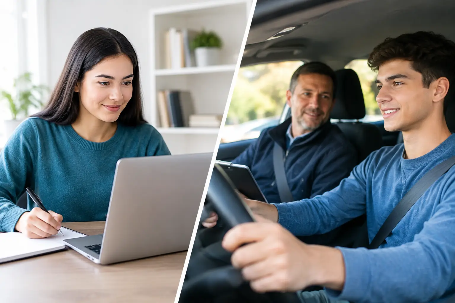 Self Paced Driver Education vs Live Instruction